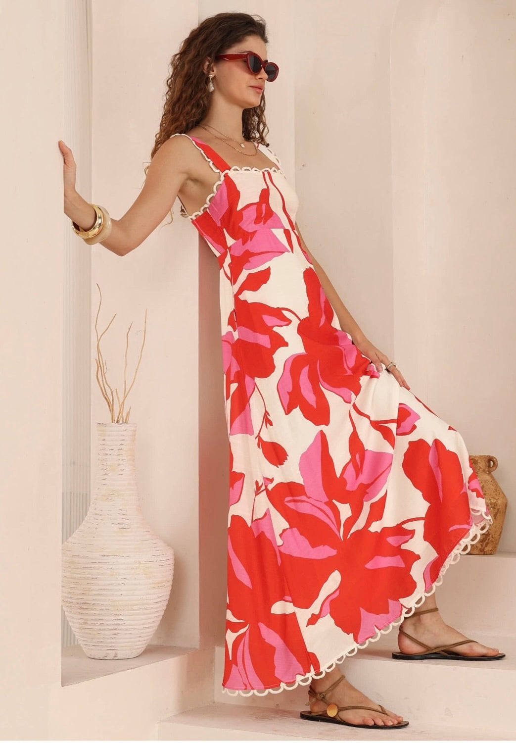 Coco Maxi Dress | Red