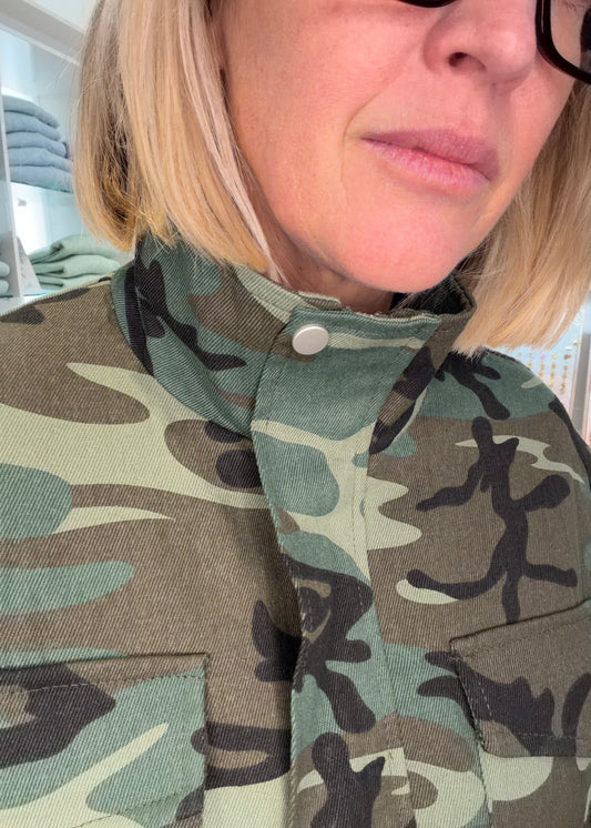 Camo Bomber Jacket