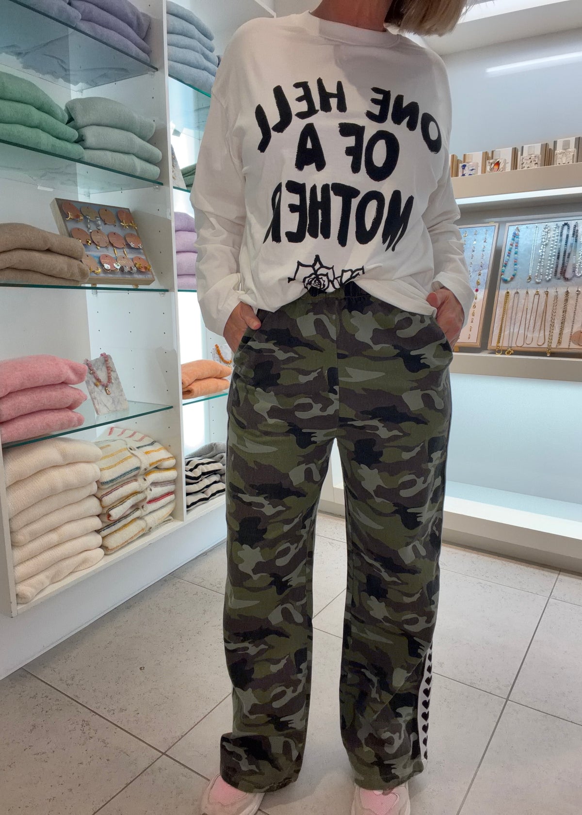 Cameo Racer Pants | Black Hearts