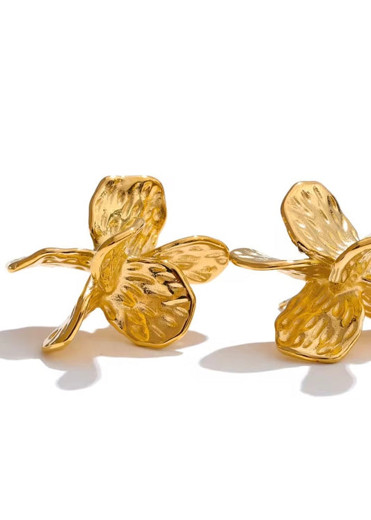 Inner Bloom Gold Earring