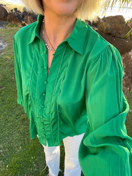 Long Sleeve Shirt | Green