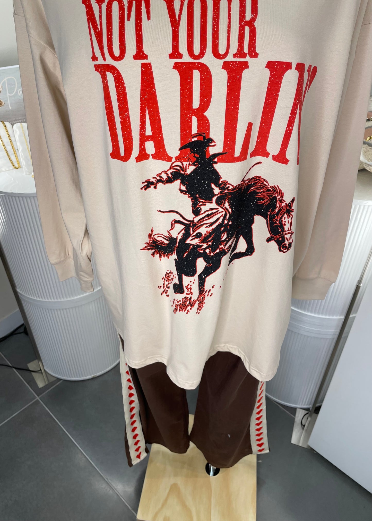 Not Your Darlin Pant Set Brown