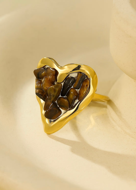 Lover Ring Tiger Eye
