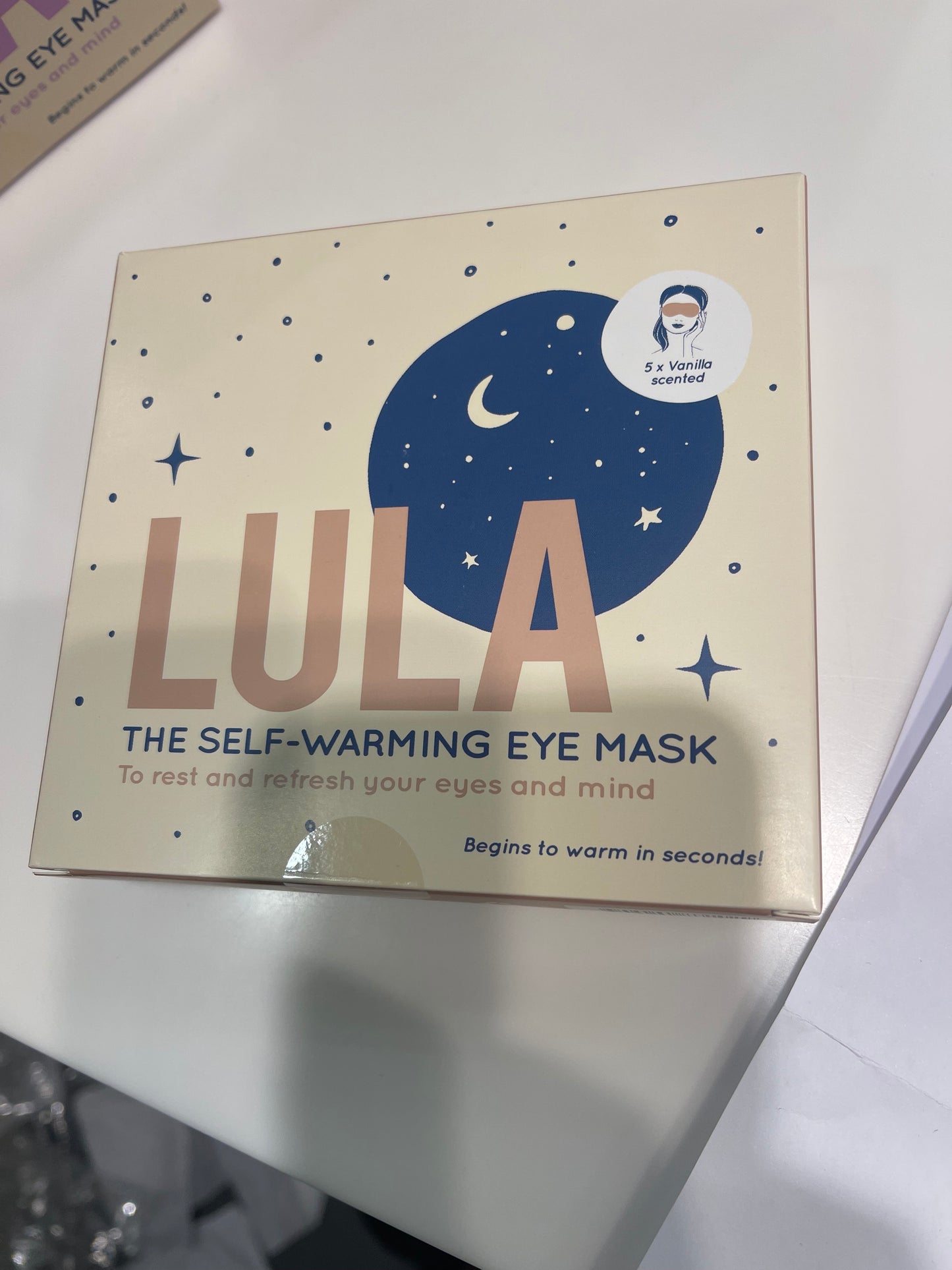 Lula - Vanilla self warming eye mask