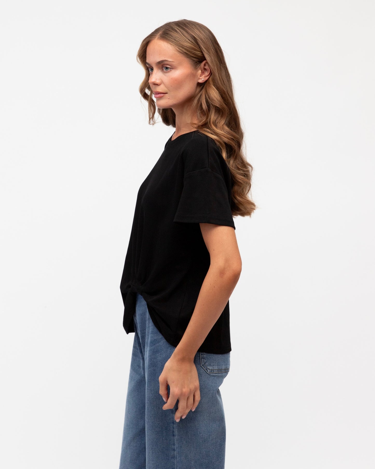 Easy Tuck Tee |  Black