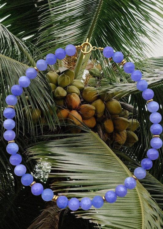 Bougainvillea Charm Necklace 43cm