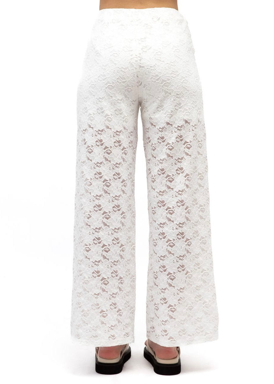 Lace Pants | white