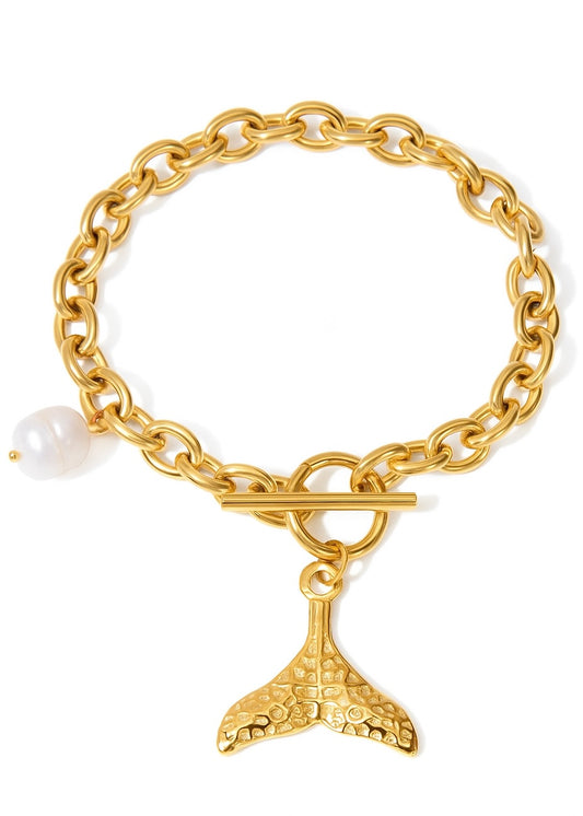 Whale Bracelet Gold