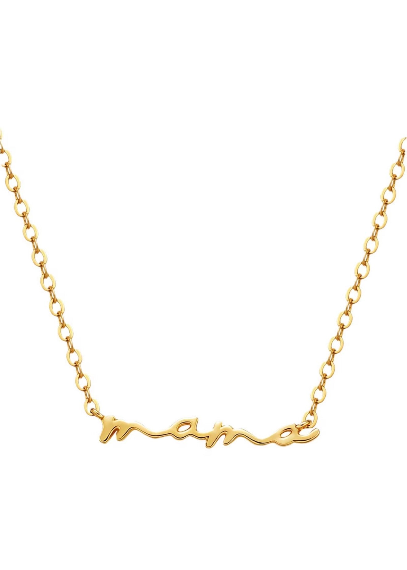 Mama Necklace | Gold