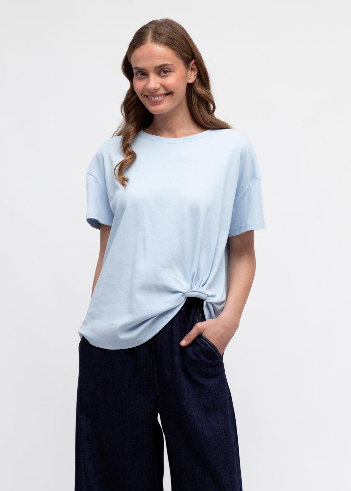 Easy Tuck Tee | Sky