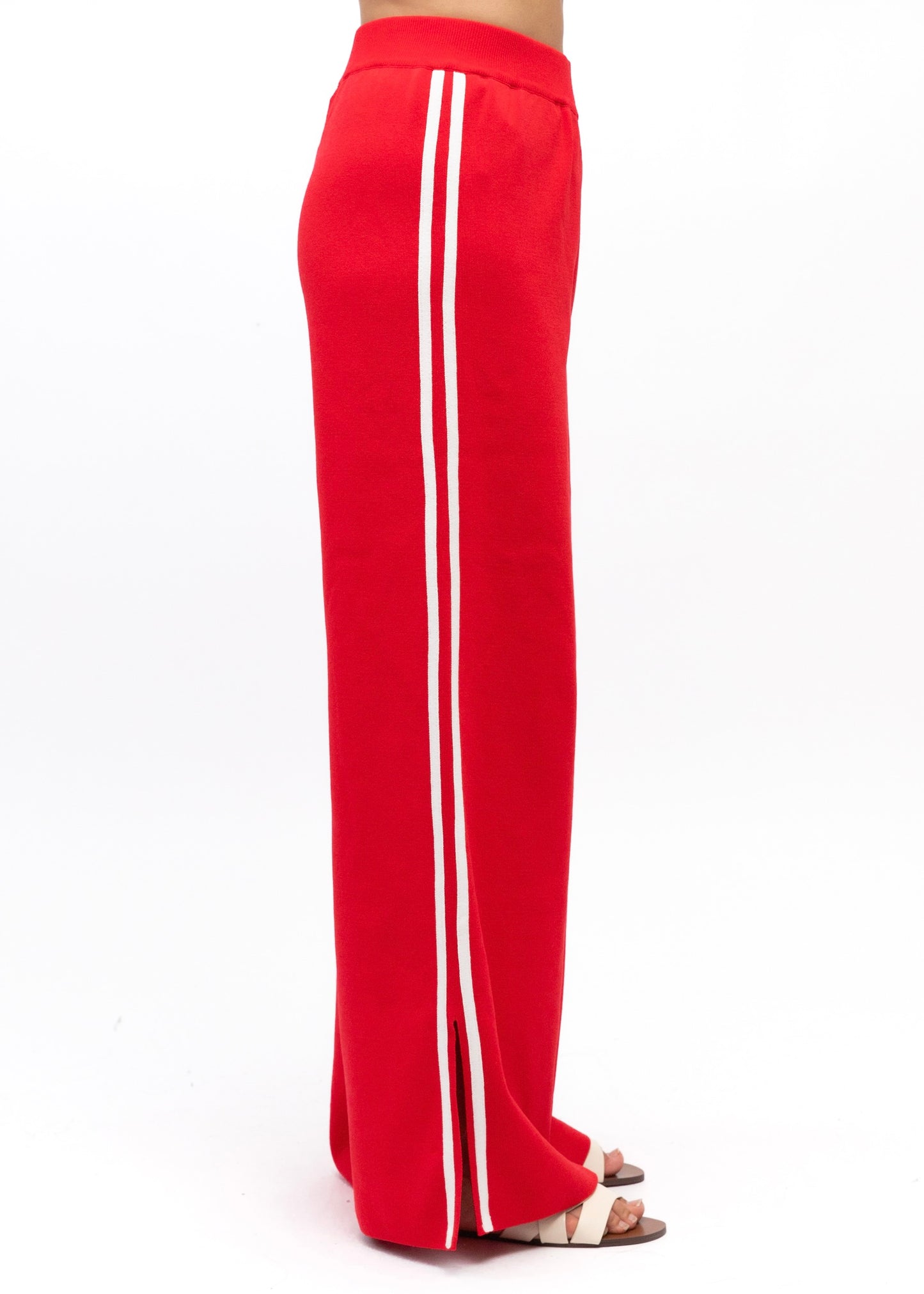 Knit Pant | Red