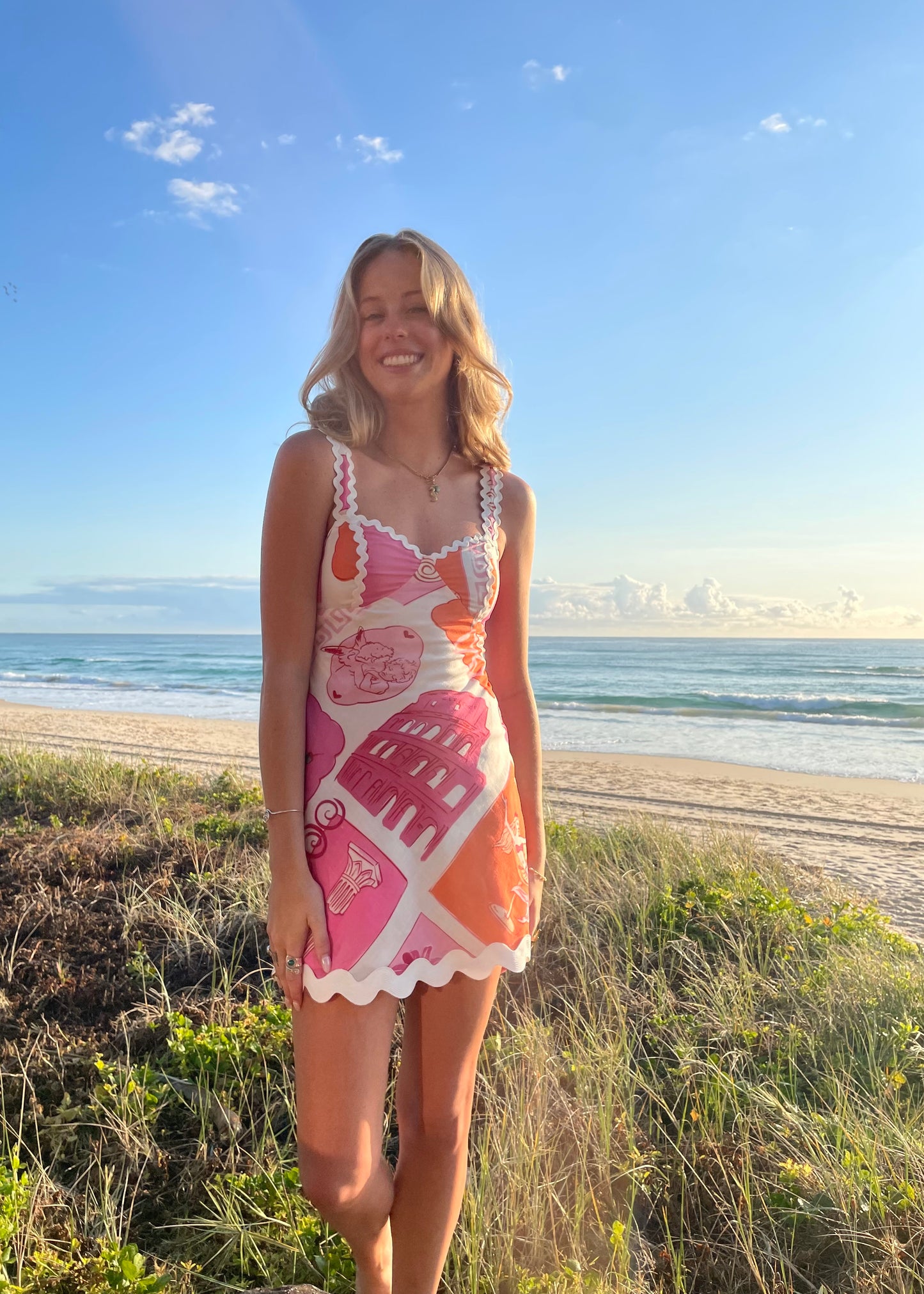 Party Midi Dress Pink