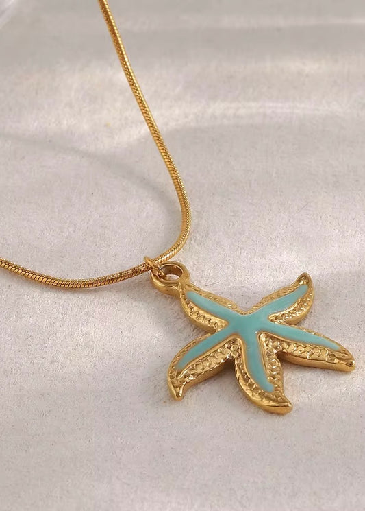 Starfish Necklace | Green