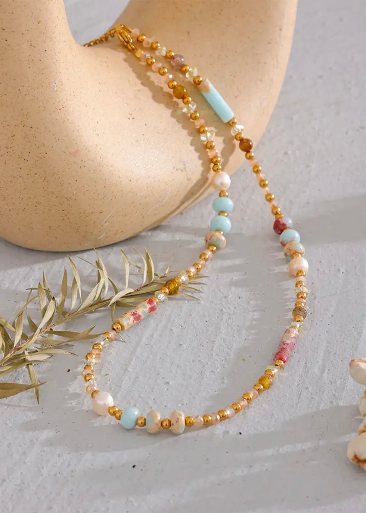 Euro Summer - Crystal Stone and Freshwater Pearl