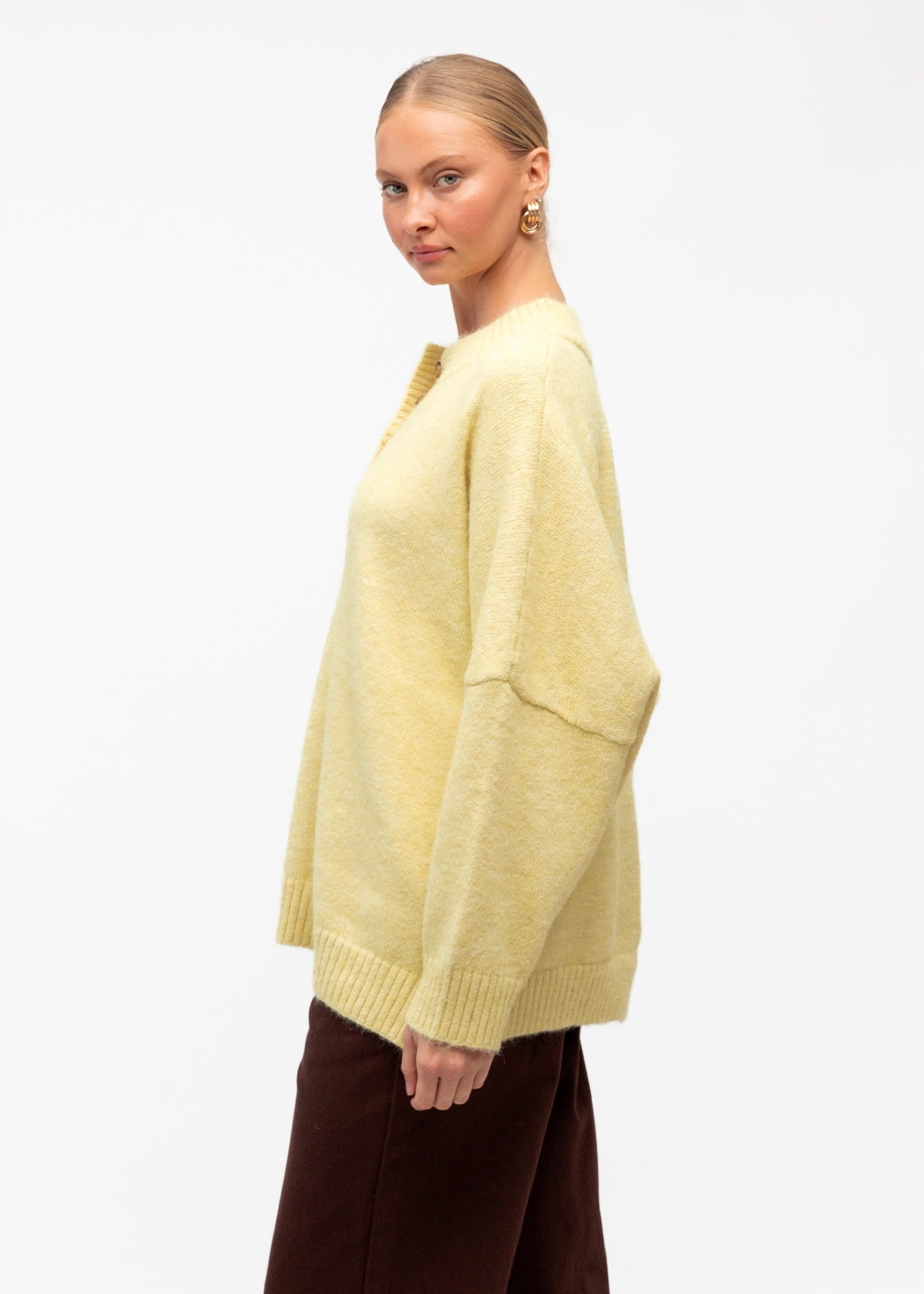 Half Placket Jumper | Butter