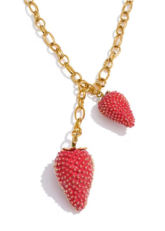 Strawberry Fields Gold Necklace