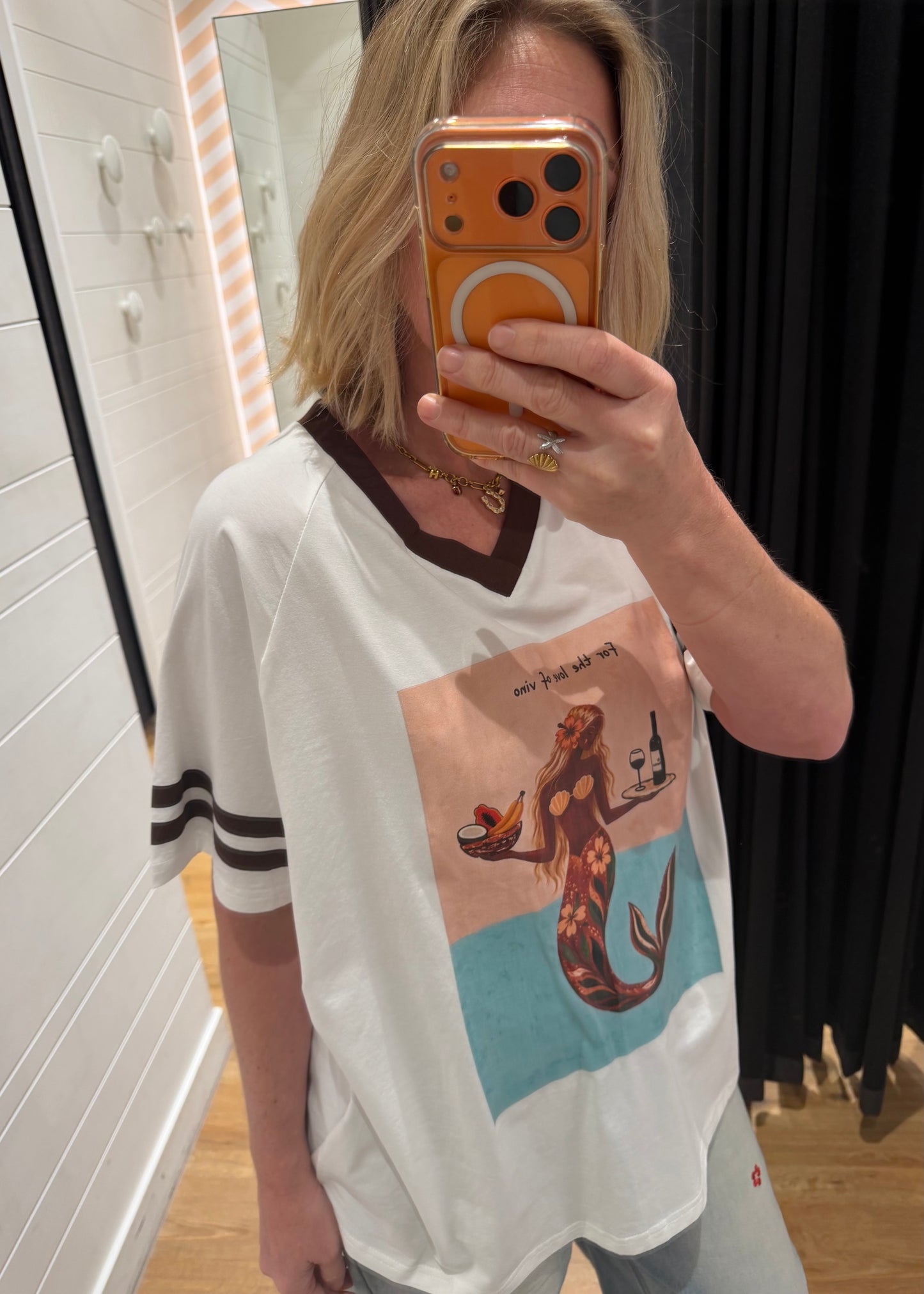 For The Love of Vino Tee | White