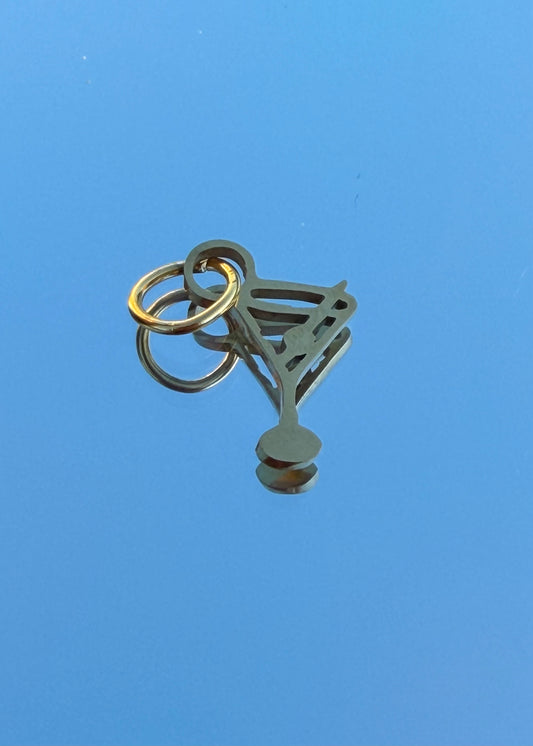 Martini Charm | Gold