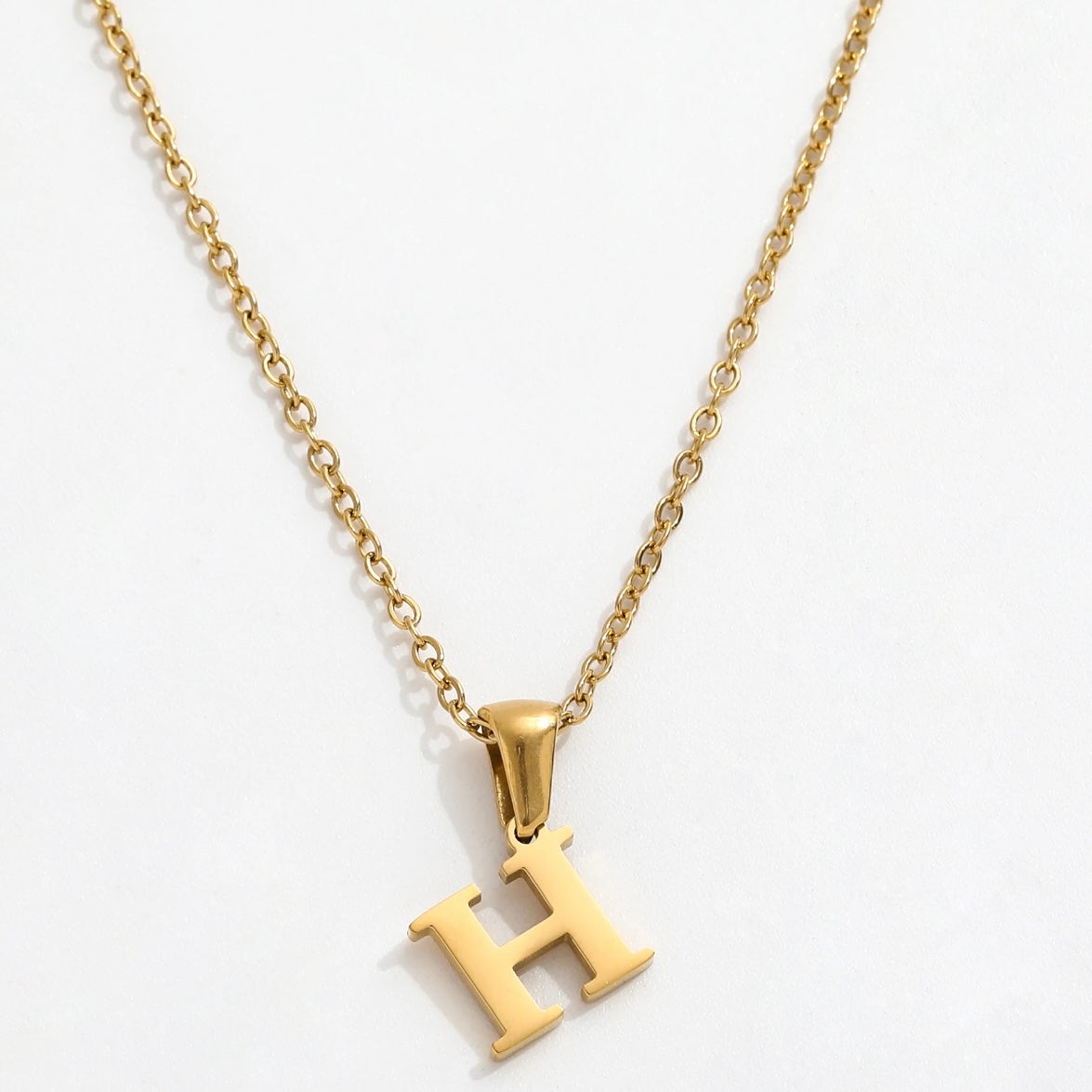 Gold Monogram Necklace