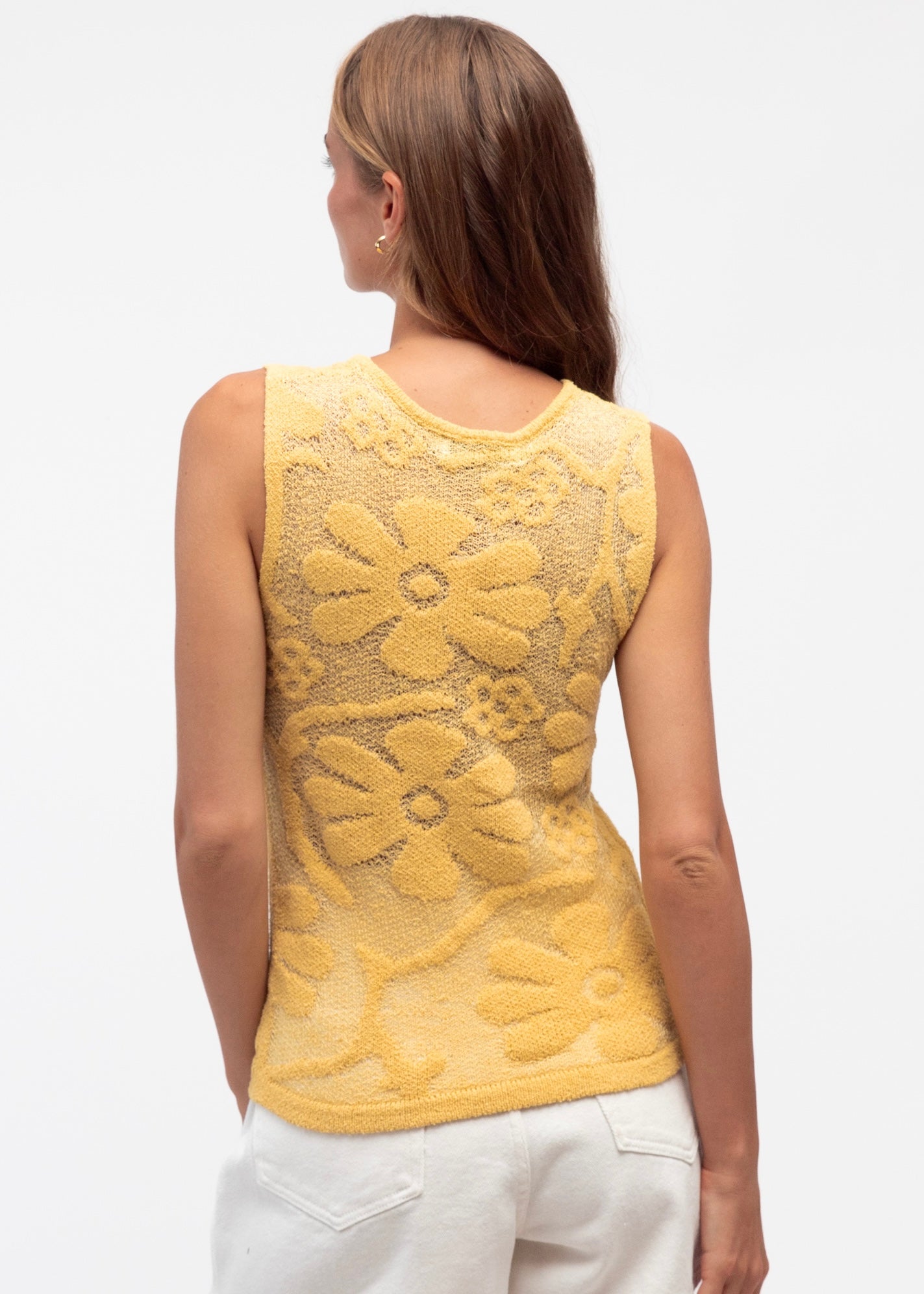 Savoy Lace Top | Yellow