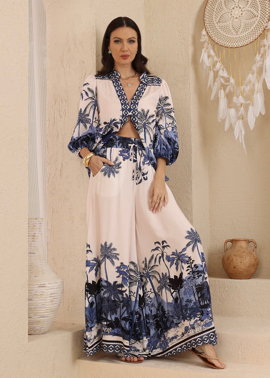 Paradise Top - Pink Blue
