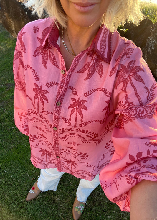 Xander Shirt | Raspberry
