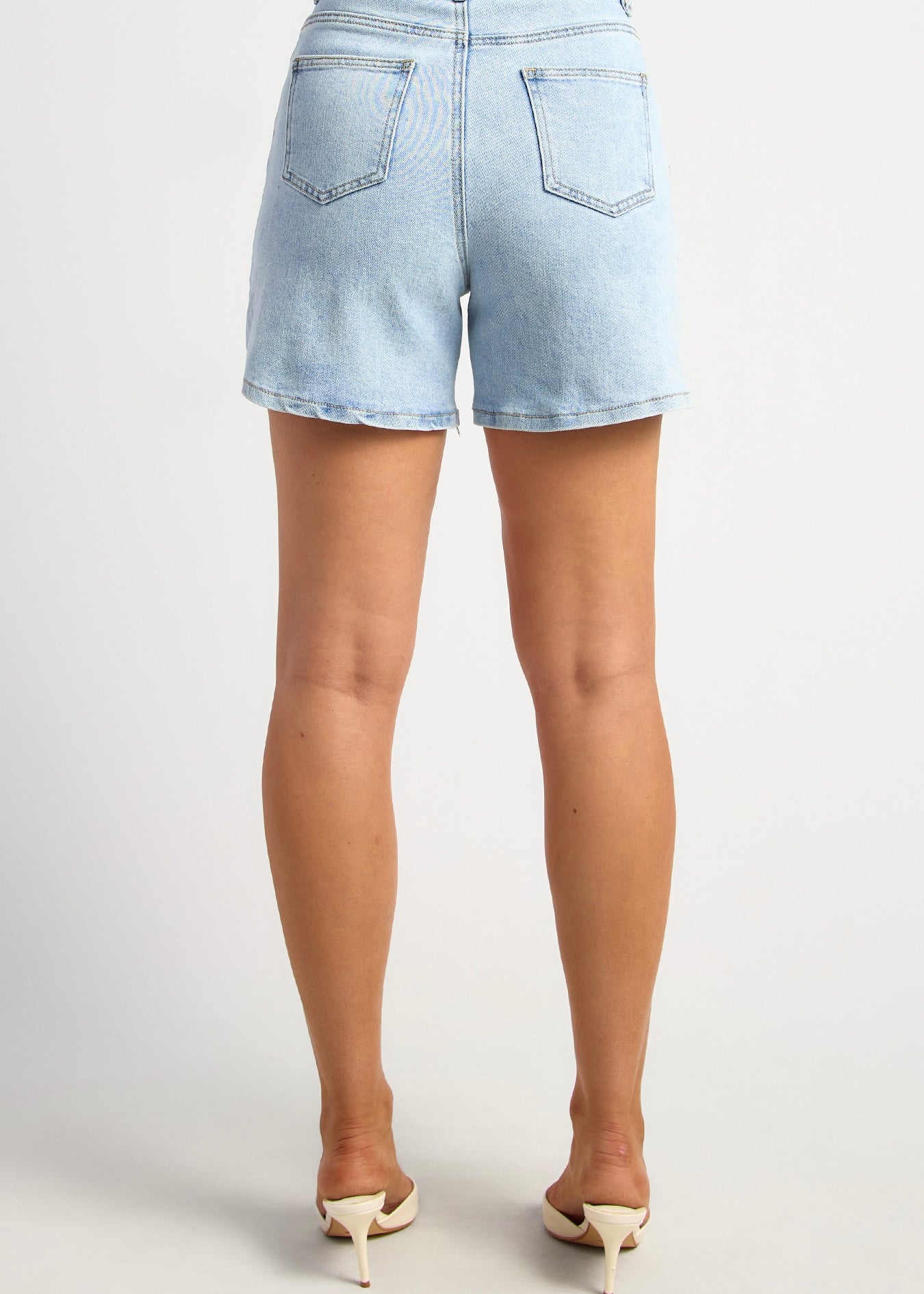 High Waist Denim Shirts
