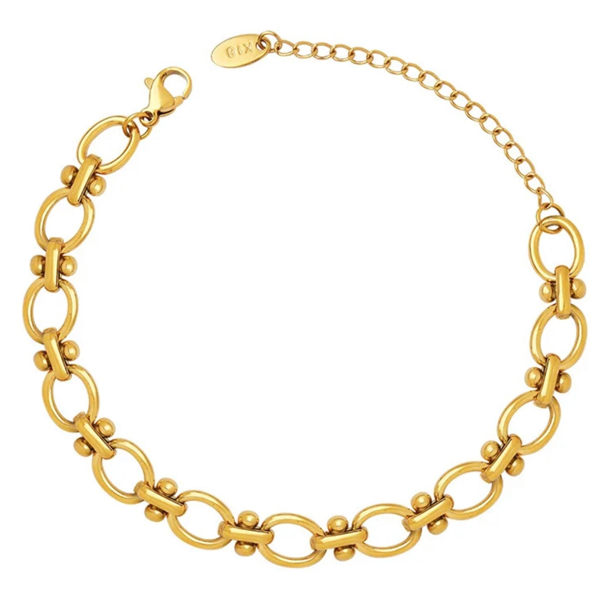 Gold Coupling Bracelet