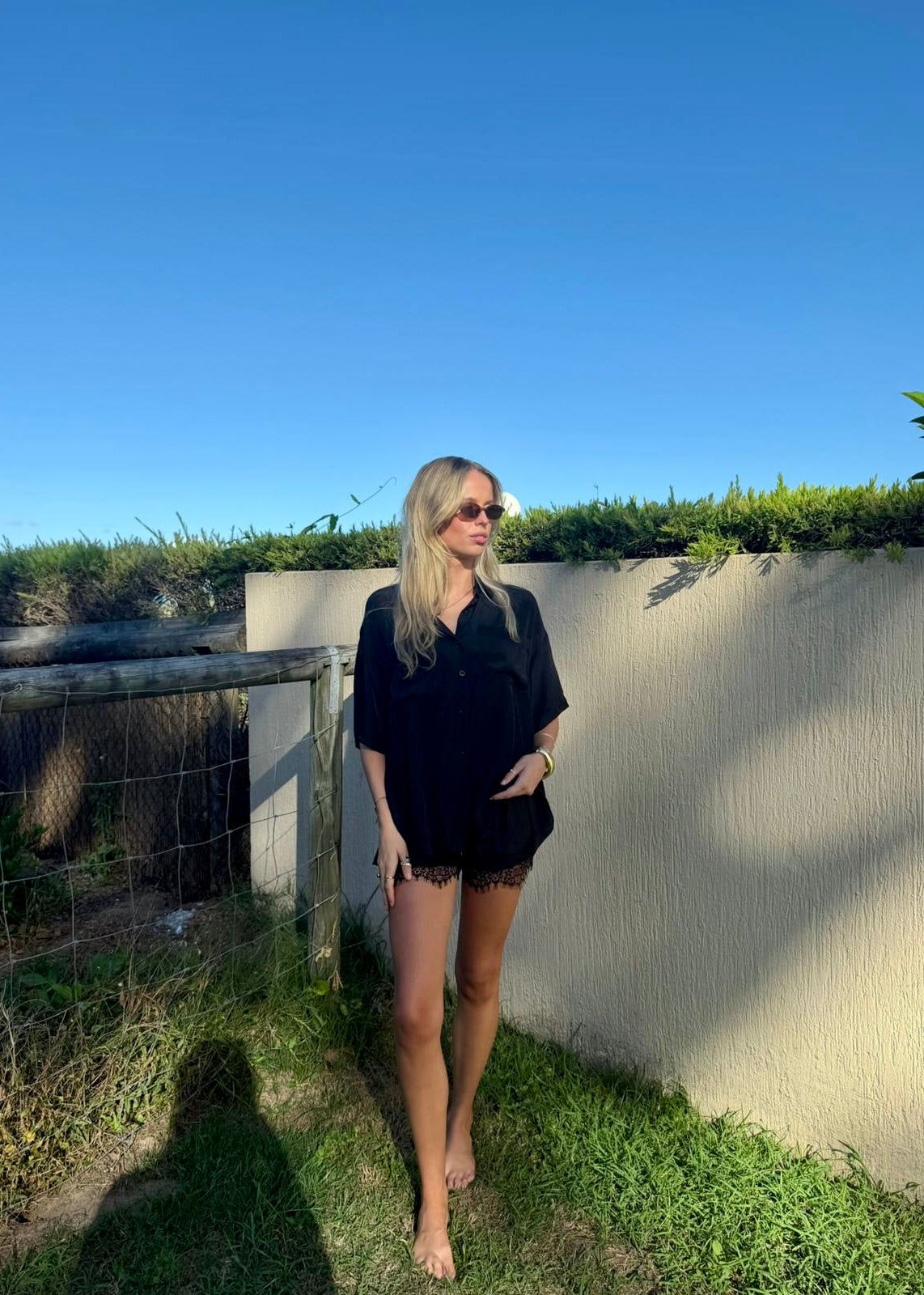 Lace Shorts | Black