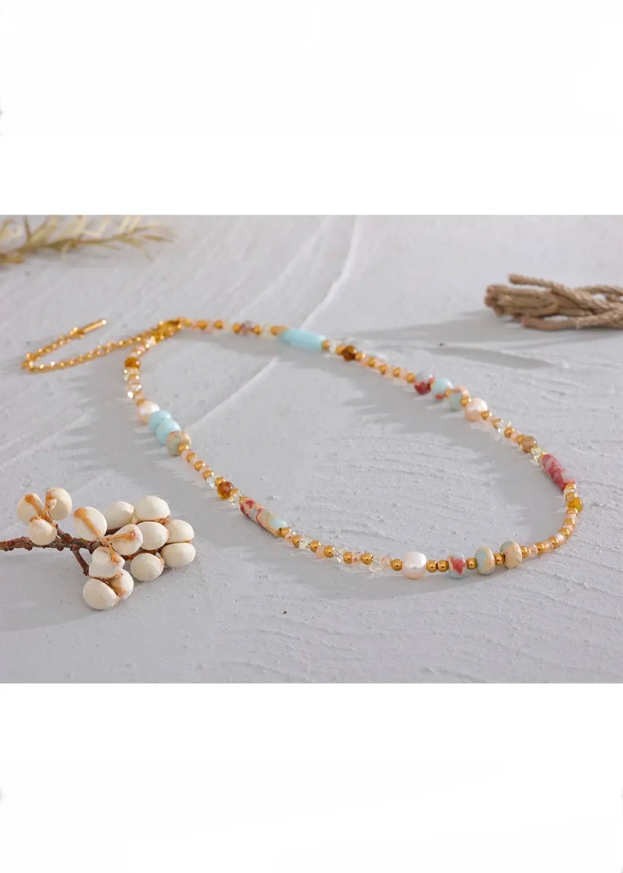 Euro Summer - Crystal Stone and Freshwater Pearl