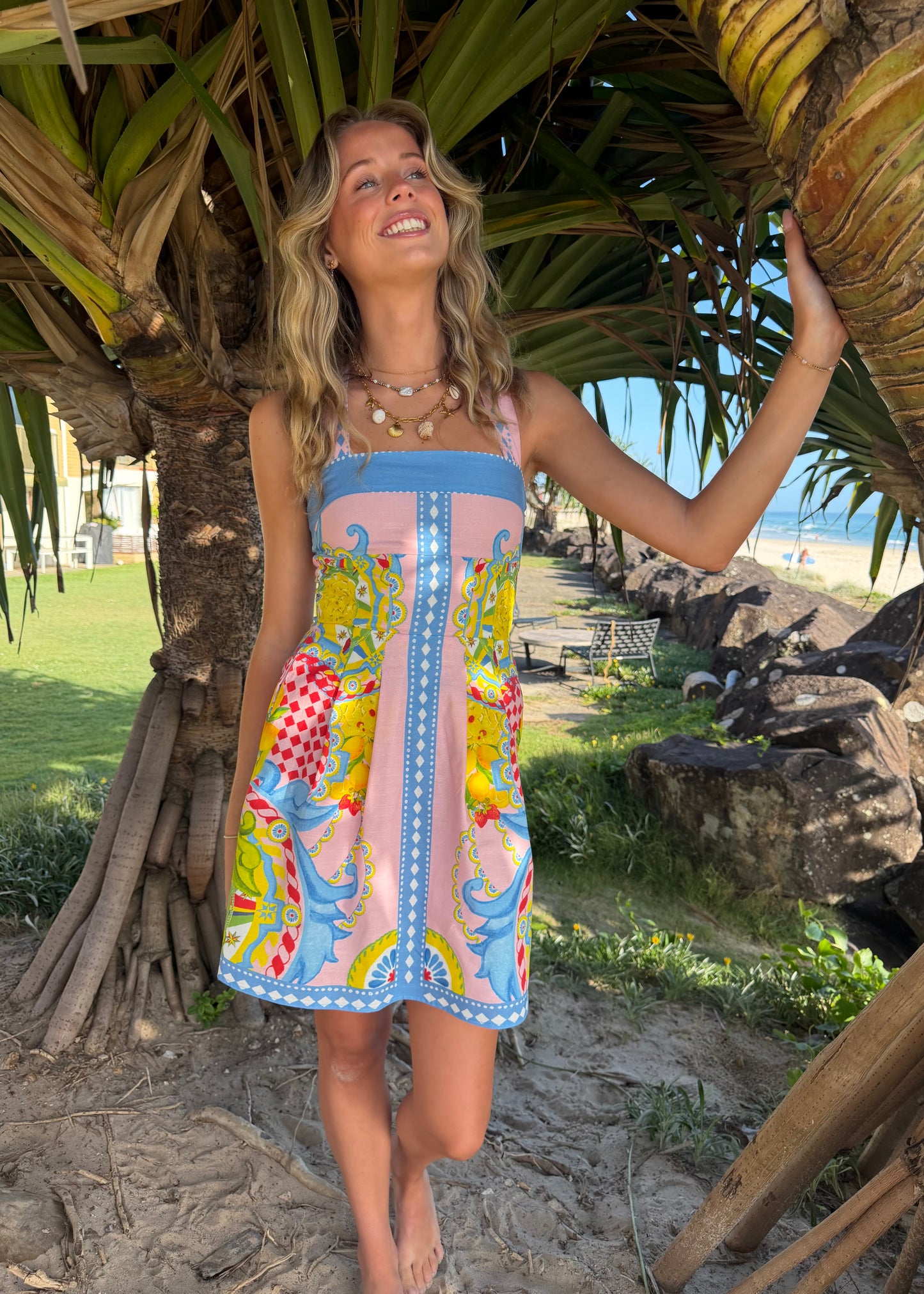Summer Sicily Mini Dress