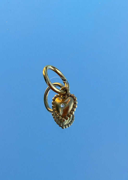 Love Embellished Charm | Gold
