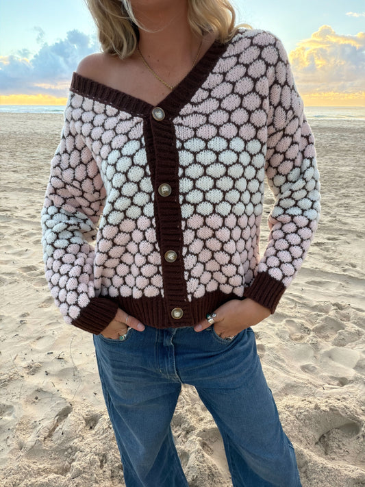 Emily Short Cardi | Brown