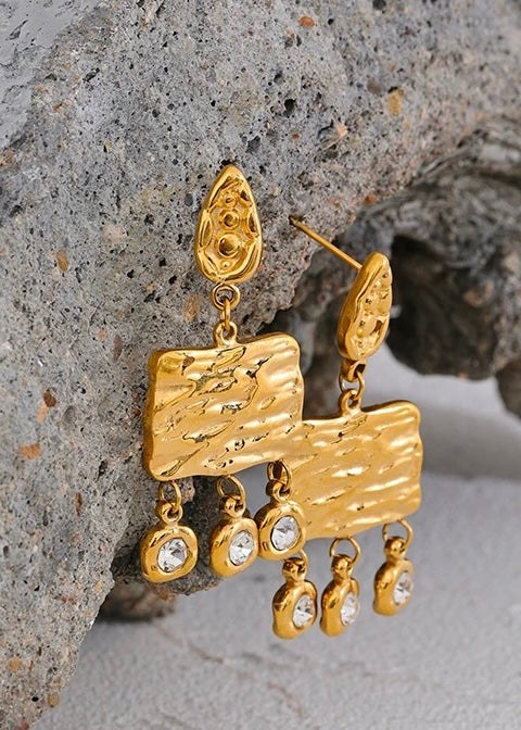 Magari Gold Drop Earring