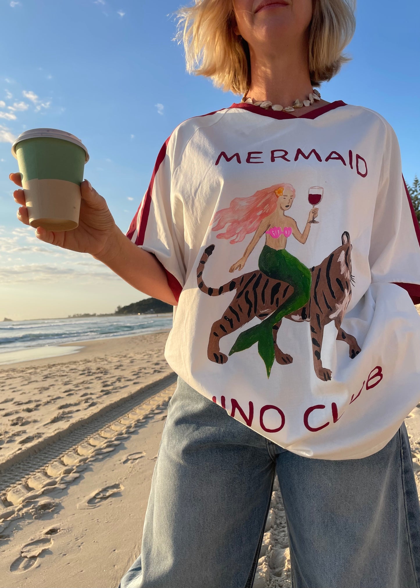 Mermaid Vino Tee