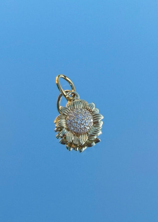 Sunflower Charm | Gold