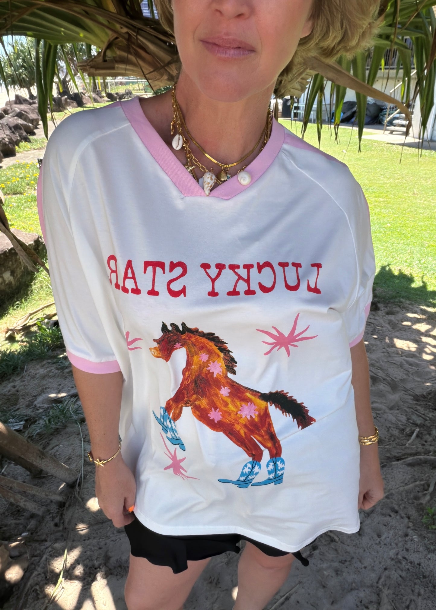 Lucky Star T-Shirt | White