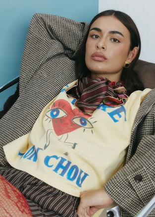 J’adore Mon Chou Boxy Crop T-shirt | Butter
