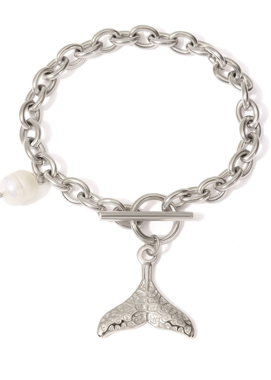 Whale Bracelet Silver