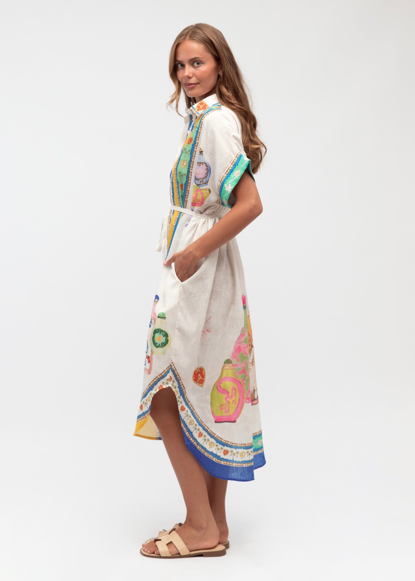 Palm Shirtdress| Joy