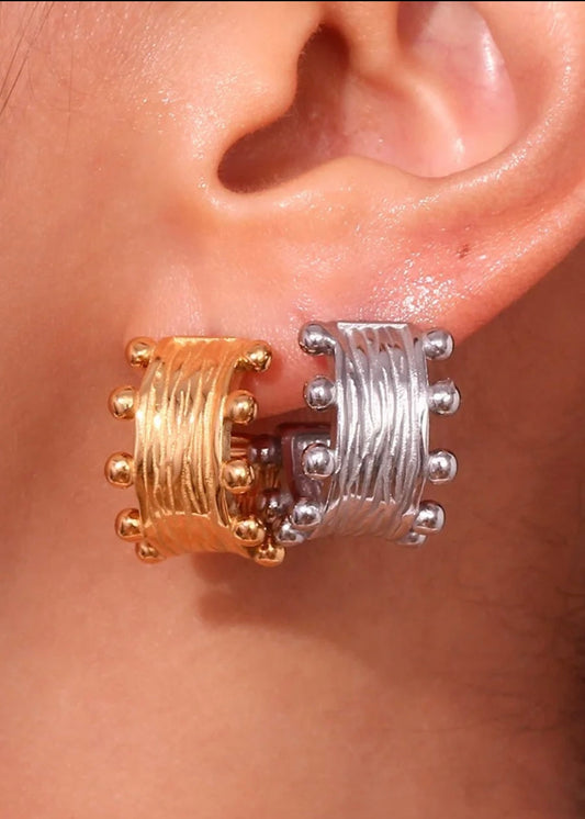 Boho Earring non Tarnish 18k Gold plated