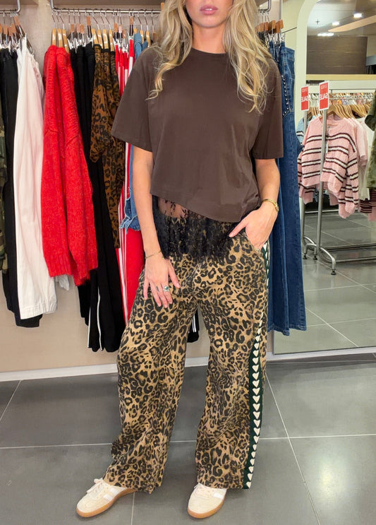 Leopard Pants | Green Heart