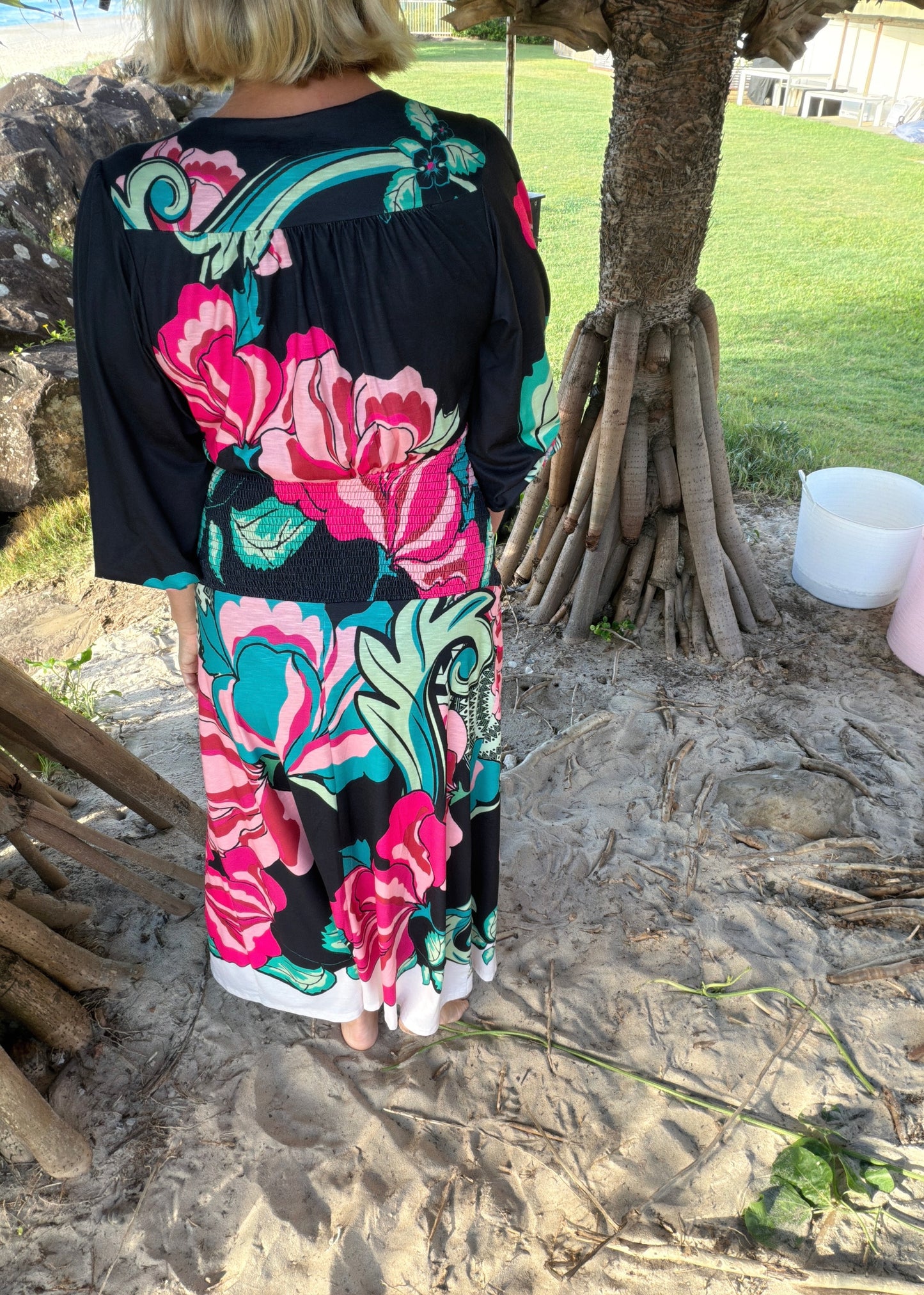 Uptown Empire Maxi Dress