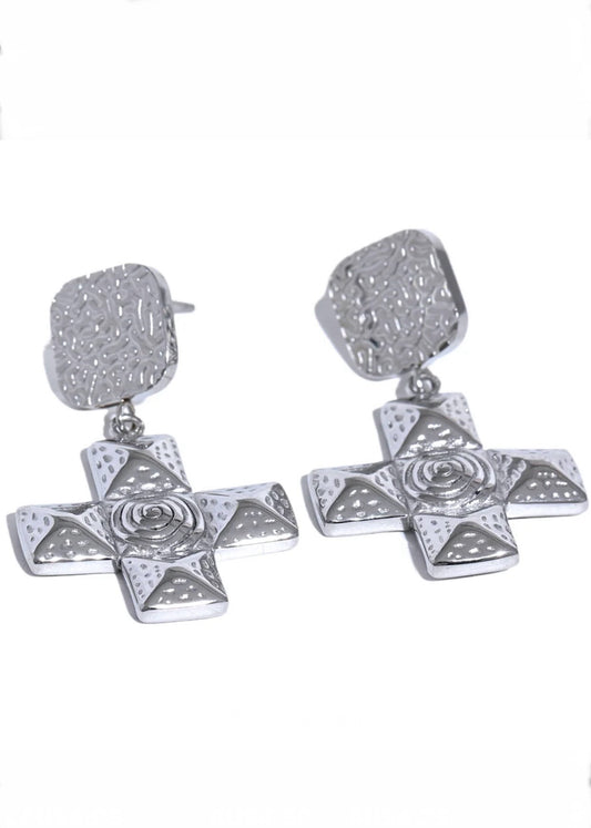 Euro Silver Earring