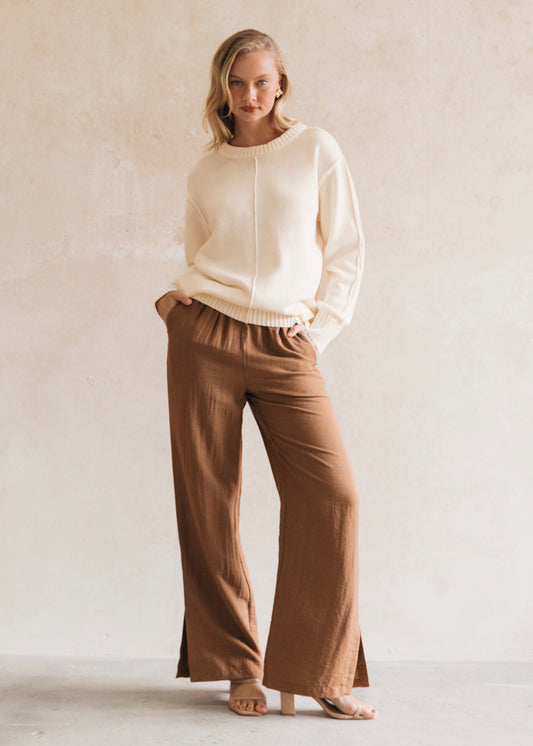 Seam Detail Jumper | Cream