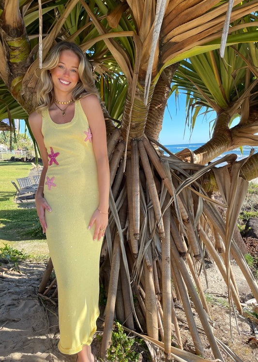Starfish Dress| Yellow