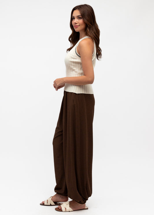 Oasis Balloon Pants | Chocolate