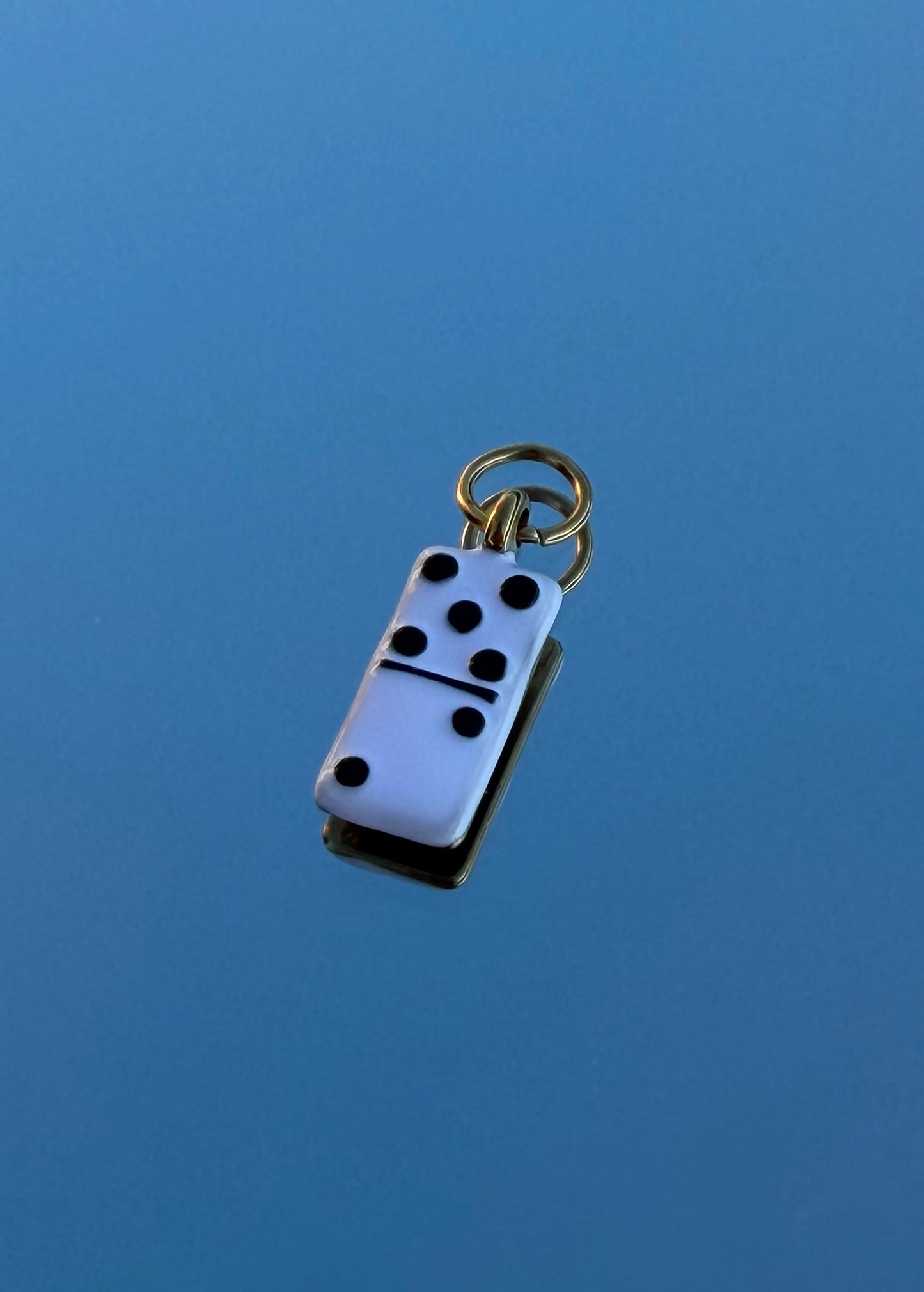 Domino Charm | Enamel
