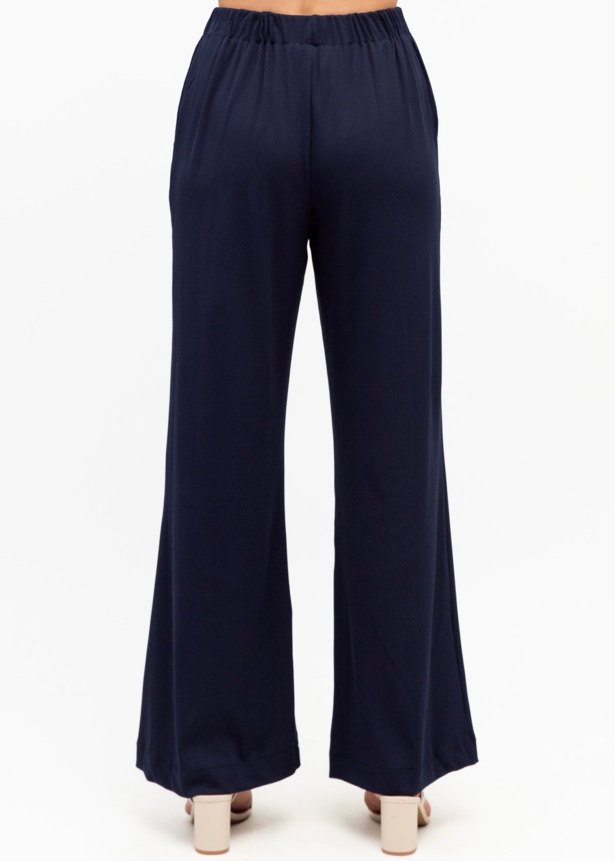 Textured Pants - Navy