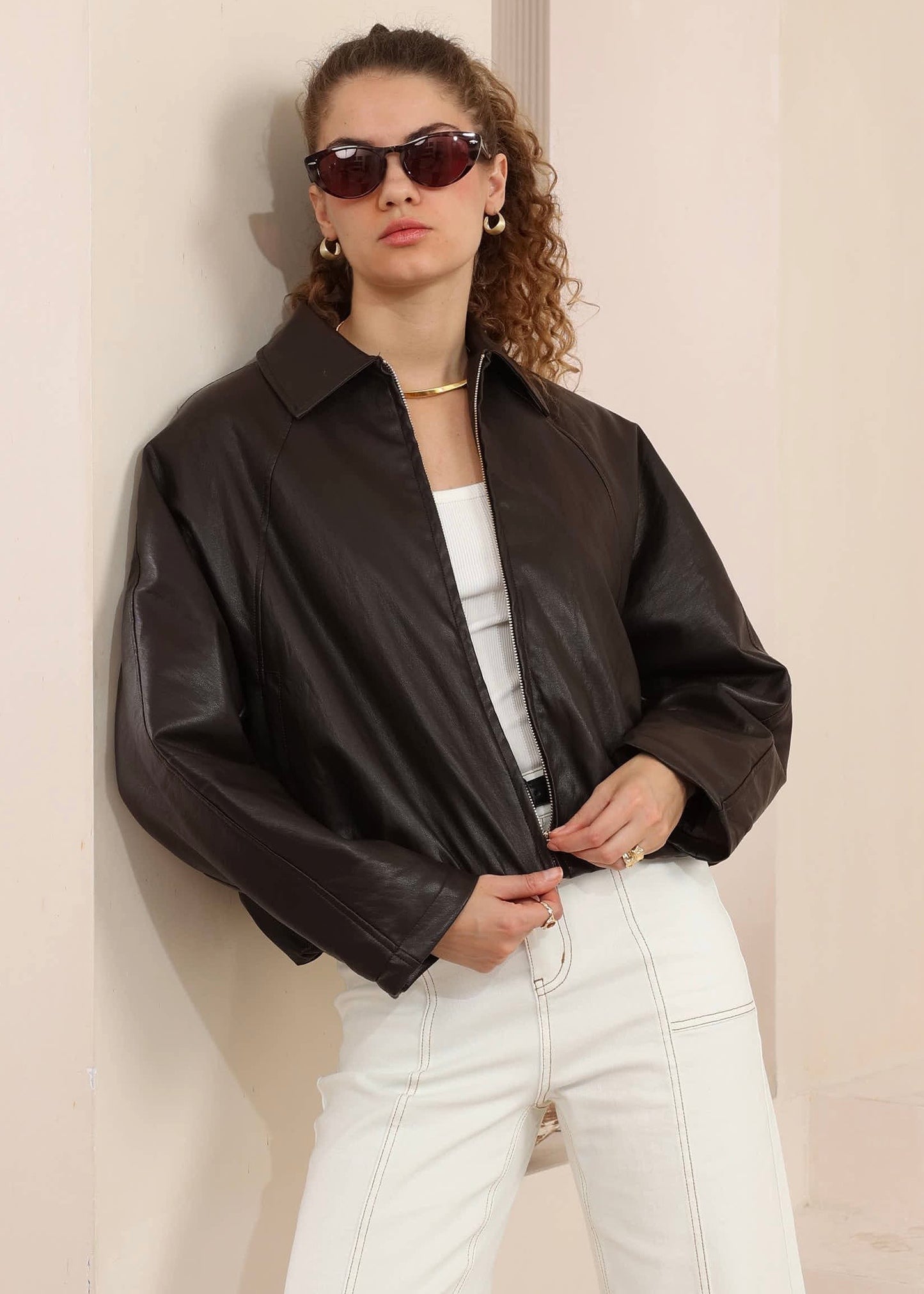 Bomber Jacket | Brown